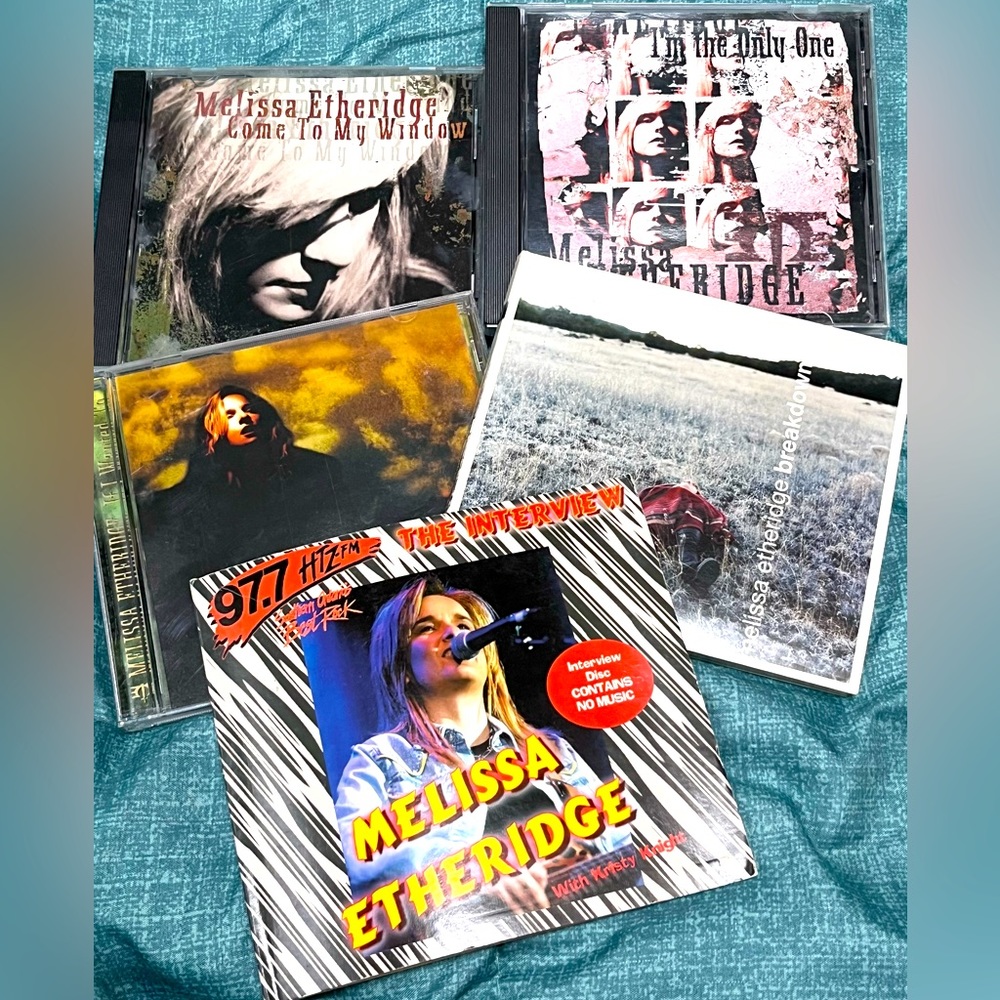 Lot of 5 Melissa Etheridge CDs